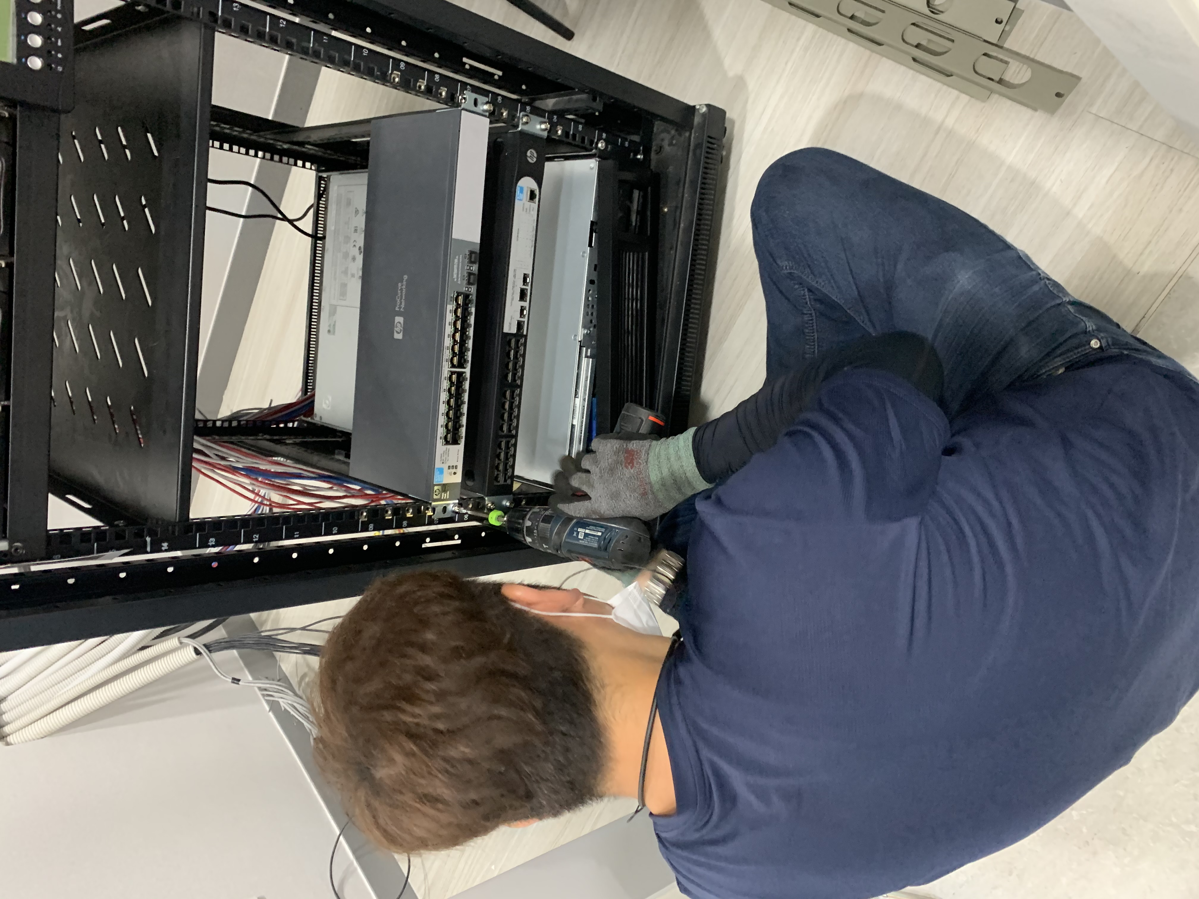 네트워크 스위치 설치